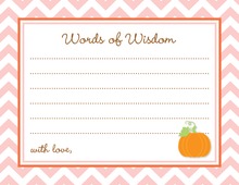 Deep Pink Adorable Hoot Advice Cards