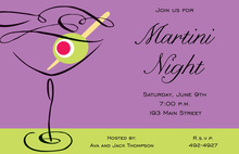 Martini Cheers Invitations