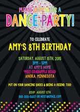 Disco Ball Brightness Party Invitations
