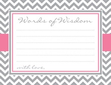 Deep Pink Adorable Hoot Advice Cards