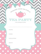 Pink Little Pumpkin Chalkboard Invitations