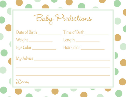 Mint Gold Dots Baby Shower Chevrons Invitation