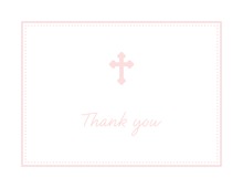 Pink Cross Note Card
