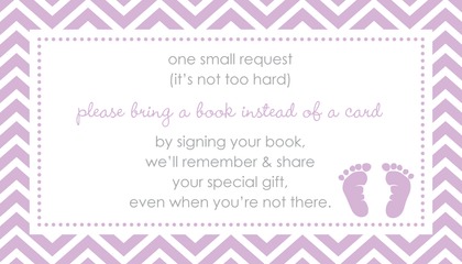 Teal Baby Feet Footprint Bring A Book Card