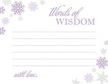 Purple Chevron Elephant Advice Cards