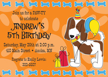 Doggone Delightful Kids Invitations