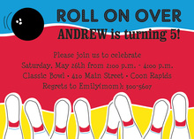 Bowling Step Invitations