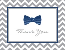 Navy Bow Tie Note