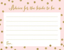 Pink Chevron Elephant Advice Cards