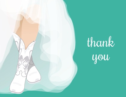White Wedding Boots Lilac Bridal Note