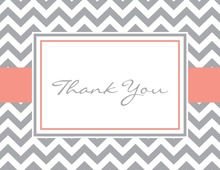 Stylish Watery Circle Thank You Cards