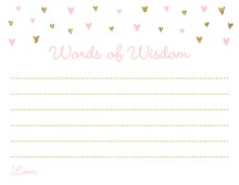 Deep Pink Adorable Hoot Advice Cards