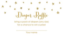 Mountain Adventure Diaper Raffle Cards