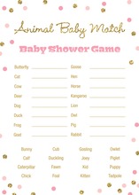 Deep Pink Adorable Hoot Baby Animal Name Game