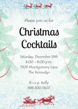 Snowy Sleigh Ride Invitations