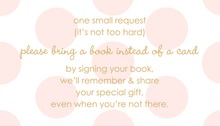 Rose Corners Pink Stripes Bring A Book Card
