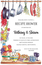 Wide Assortment Kitchen Items Invitation