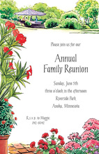 Summer Picnic Red Mustard Invitations