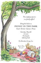 Picnic Under Tree Invitations