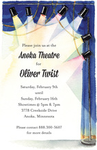 Theater Stage Show Invitations