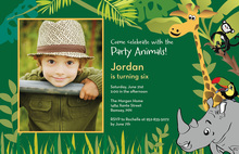 Woodland Forest Fox Party Invitation