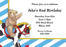 Pretty Birthday Pony Invitation