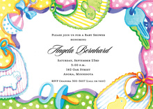 Swinging Baby Invitations