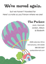 Balloon Move Invitations