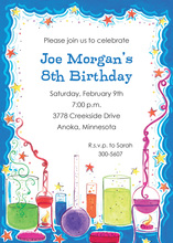 Mad Science Kids Birthday Invitations