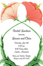 Formal Green Arbor Border Invitation