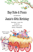 Hay Ride Invitations