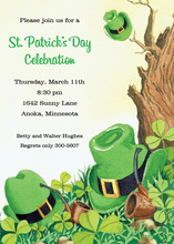 St. Pat's Hat Invitations