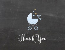 Cute Buggy Blue Thank You Cards