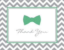 Chevron Mint Elephant Note Cards