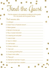 Gold Dots Find The Guest Game