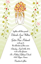 Wedding Dress Bridal Show Invitations