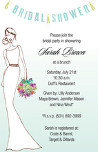 Modern Bride Party Invitations