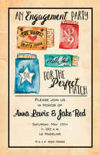 Perfect Match Engagement Party Invitations