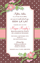 Notched Corder OohLaLa! Polka Dots Invitation