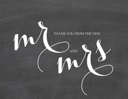 Bridal Script Thank You Cards