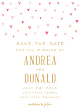 Floral Wreath Save the Date Cards