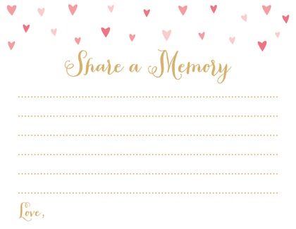 Pink Hearts Who Knows Bride Best Game