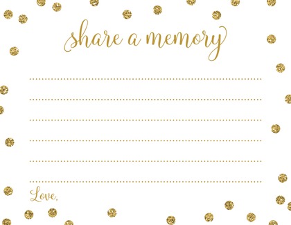 Faux Gold Glitter Dots Scavenger Hunt