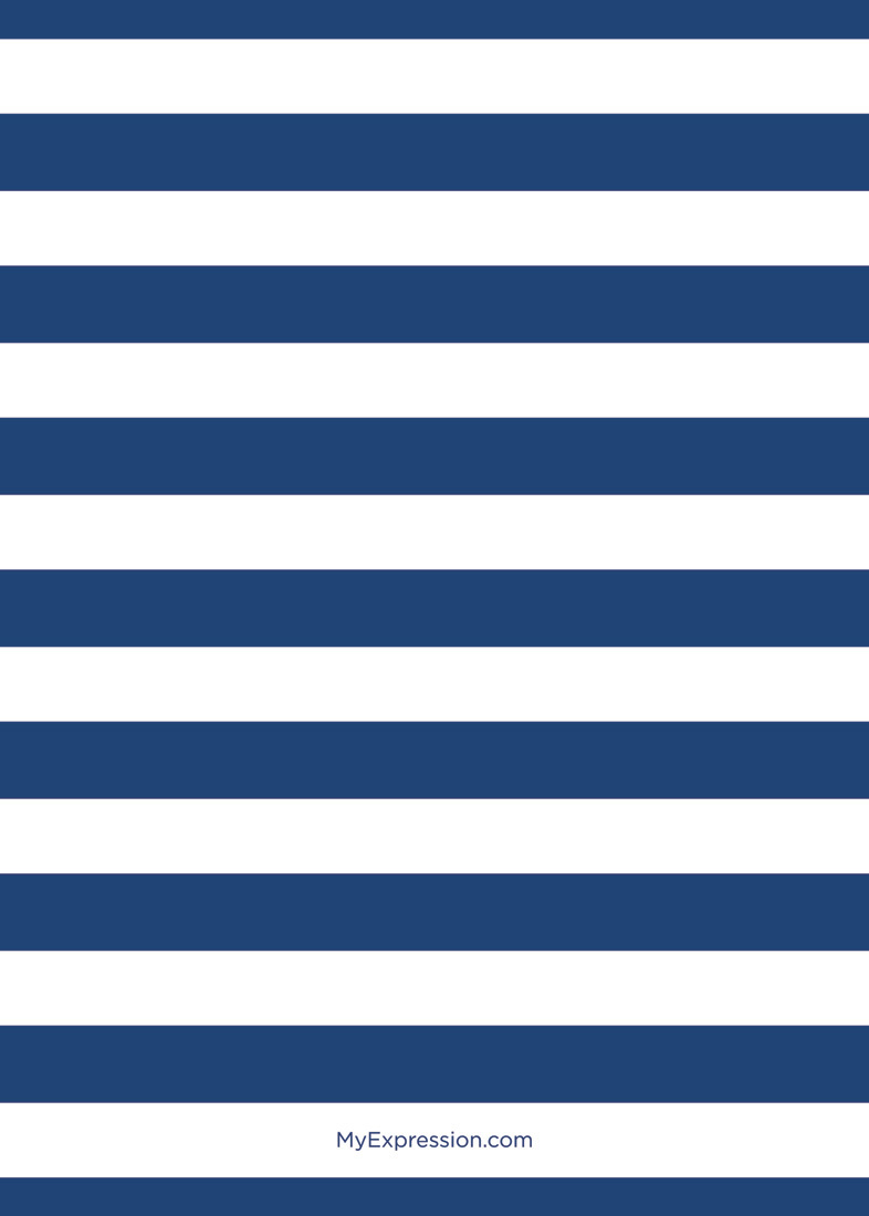Navy Stripes Pink Anchor Invitations