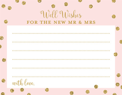 Pink Faux Gold Glitter Dots How Old Was The Bride-to-be Game