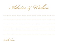 Little Mustache Blue Chevrons Advice Cards