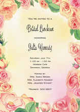 Rose Topiaries Invitations