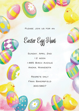 Painted Eggs Invitations