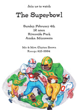 Extra Point Football Field Invitation