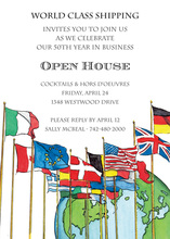 Global Spin Flagpoles Country Invitations